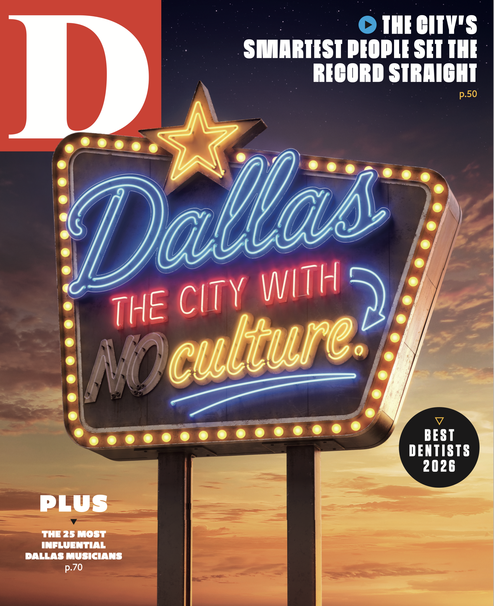 D Magazine July 2026 Cover - Dr. Hadavand Best Dentist